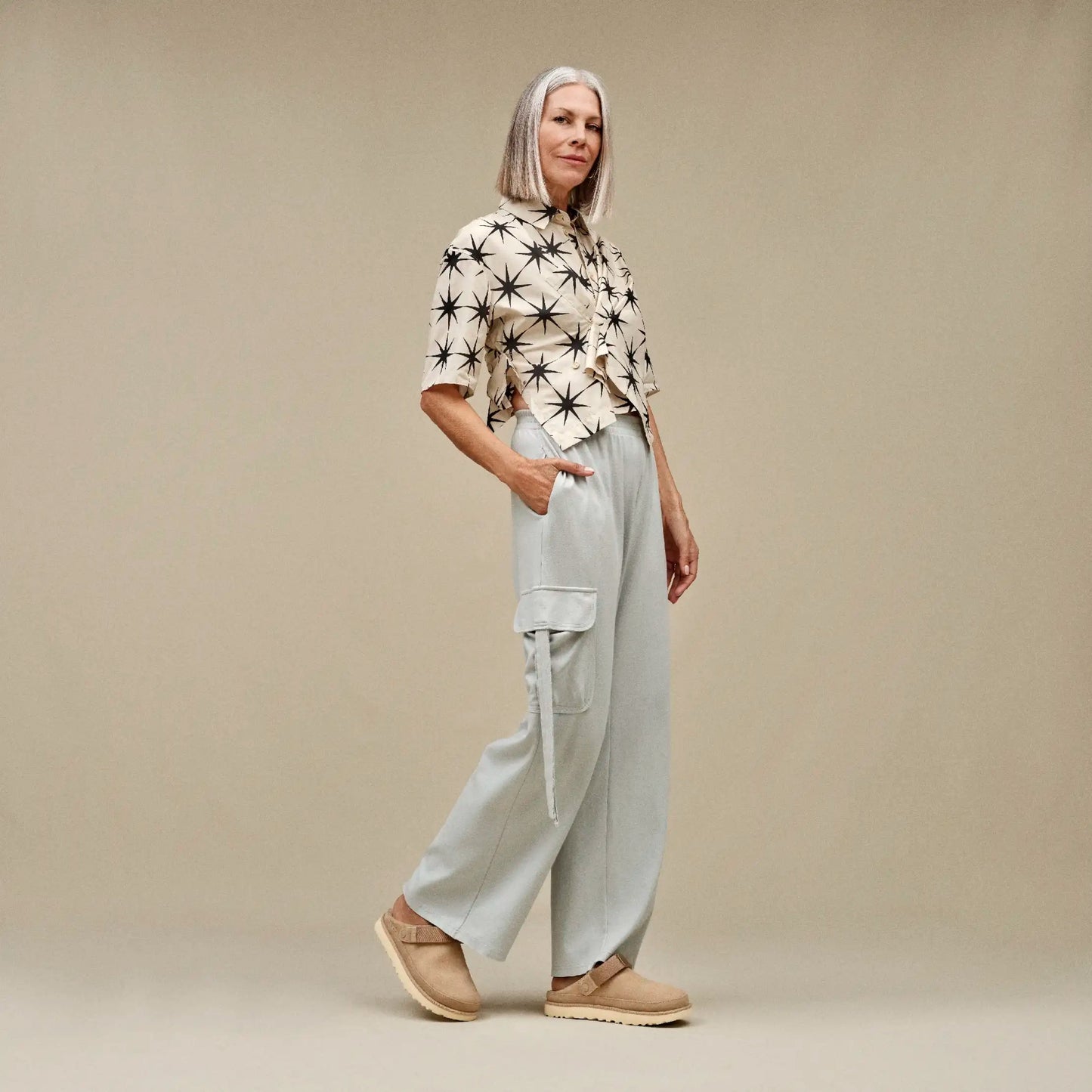 Goldenstar Clog | Women | Suede | Sand