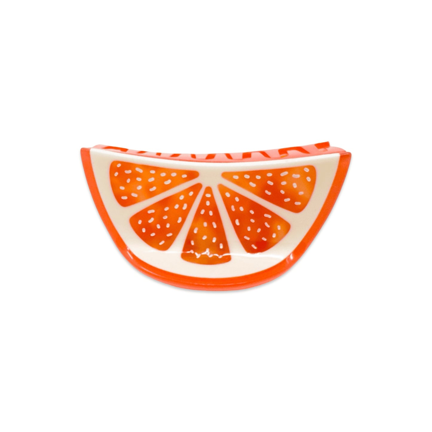 Midi Grapefruit Slice Hair Claw