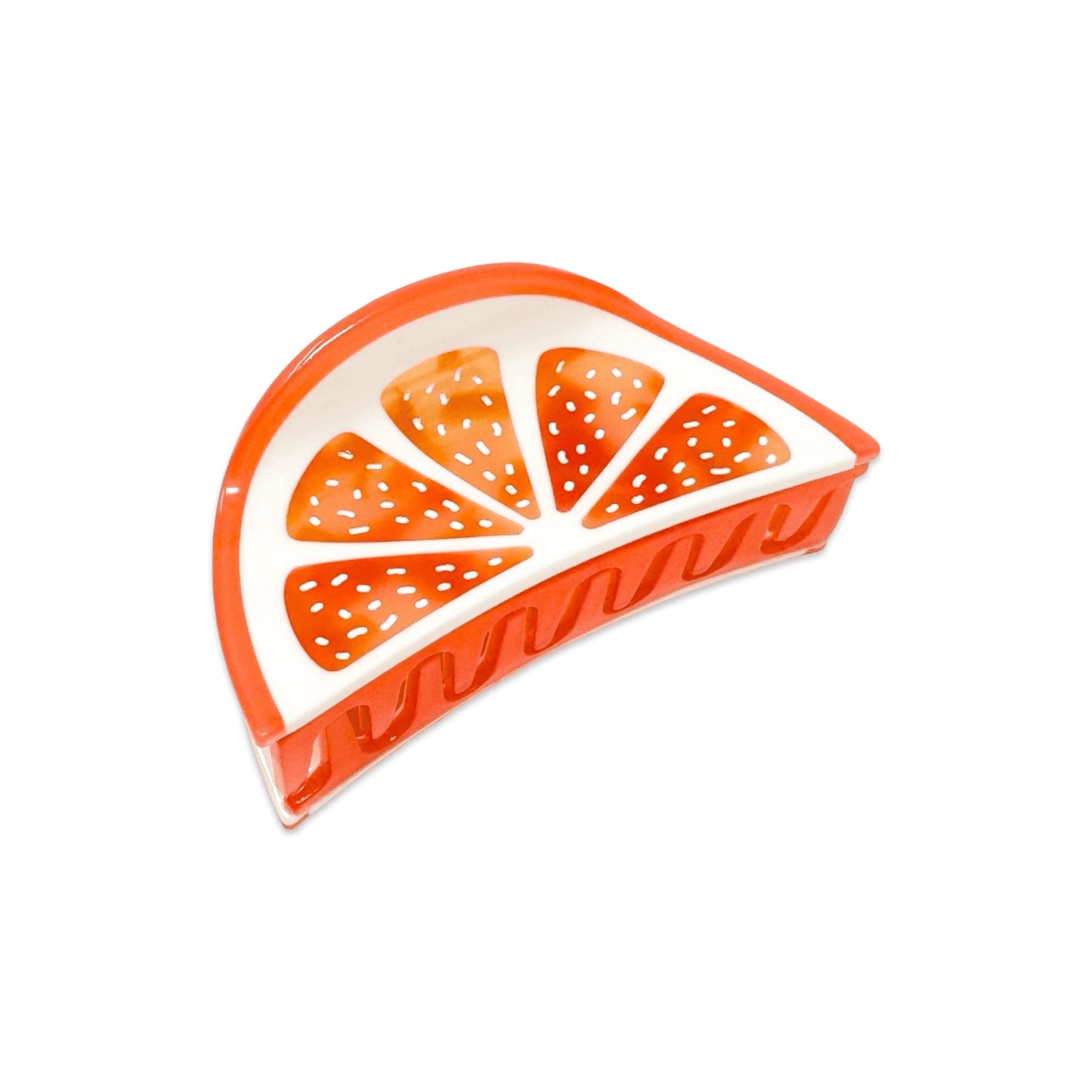 Midi Grapefruit Slice Hair Claw