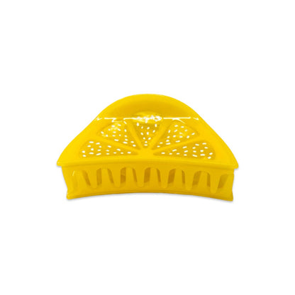 Midi Lemon Hair Claw Clip