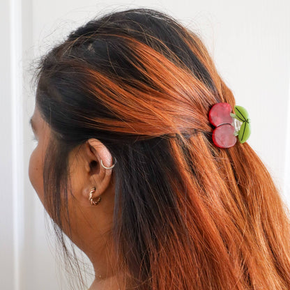 Mini Maraschino Cherries Hair Claw