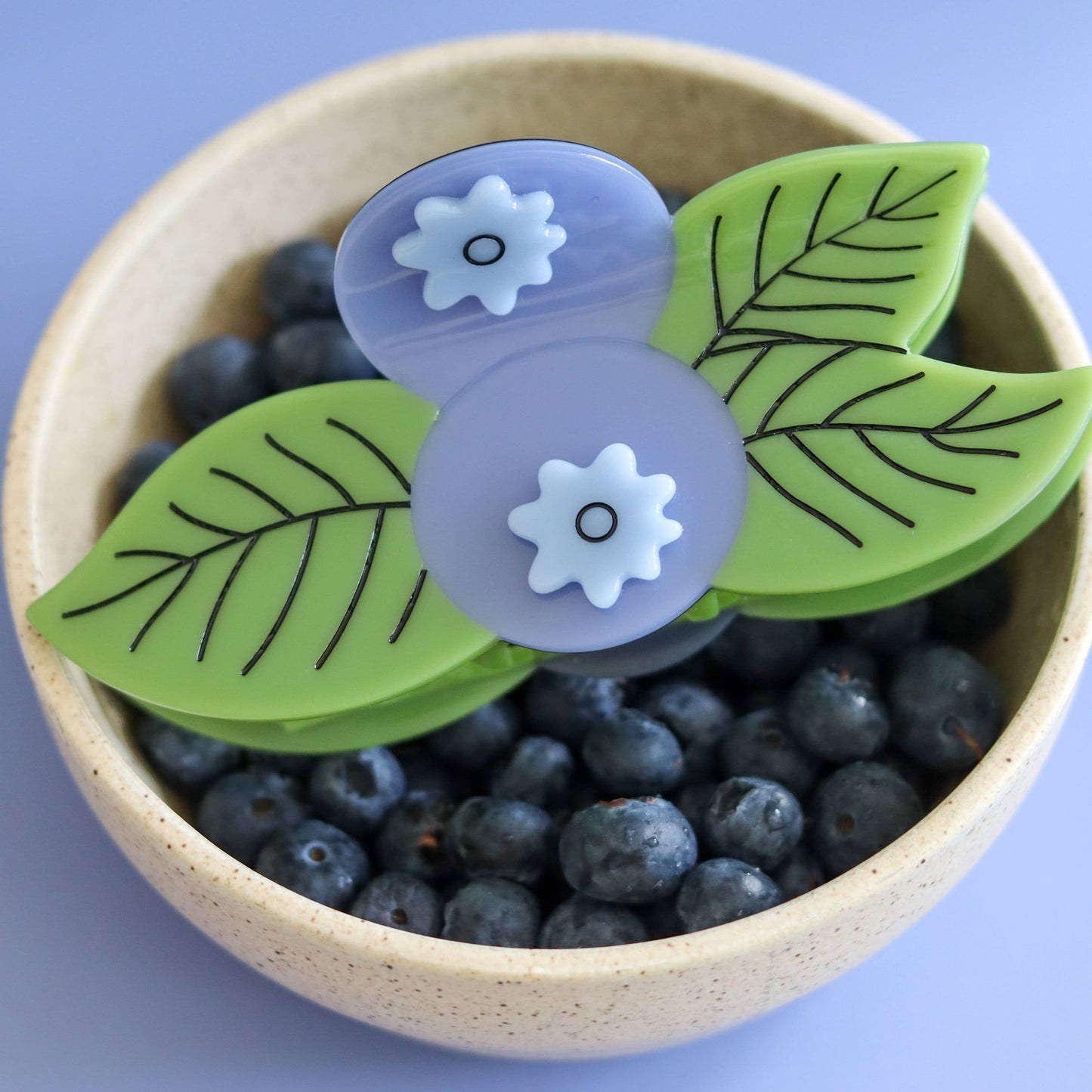 X-Large Blueberry Hair Claw Clip