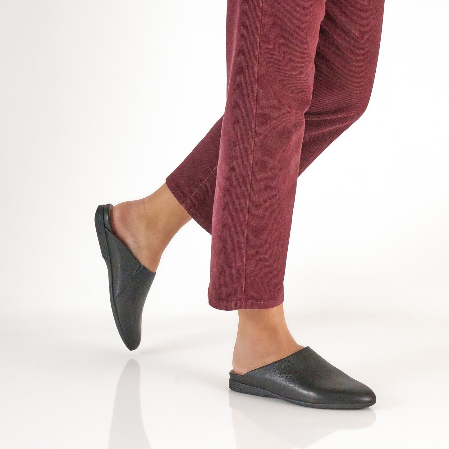 Lysa | Leather | Black