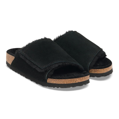 Solana Shearling | Suede | Black
