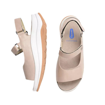 Adura | Vegan | Biocare | Beige - sandals - Wolky