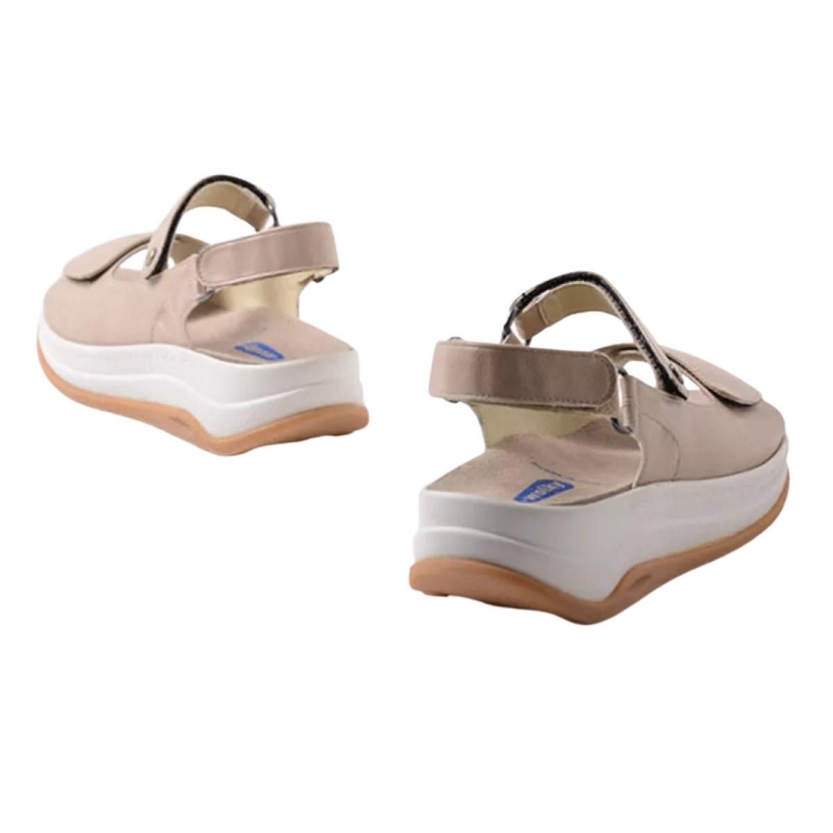 Adura | Vegan | Biocare | Beige - sandals - Wolky