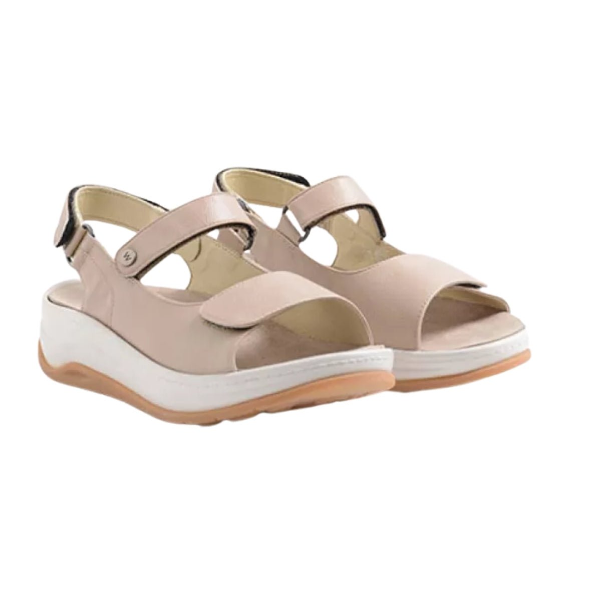 Adura | Vegan | Biocare | Beige - sandals - Wolky