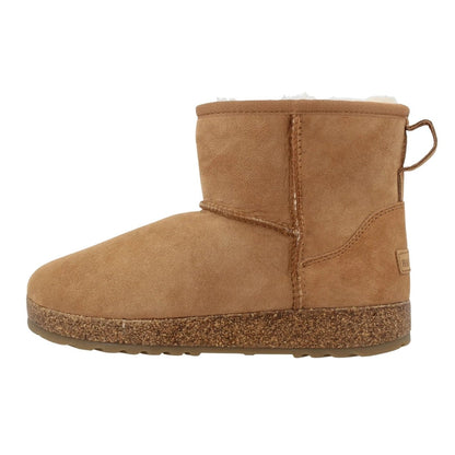 Aino Shearling Boot | Suede/Sheepskin | Chestnut - Boot - Haflinger