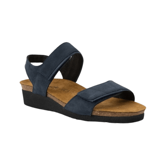 Aisha | Nubuck | Navy Velvet/Soft Ink - Sandals - Naot