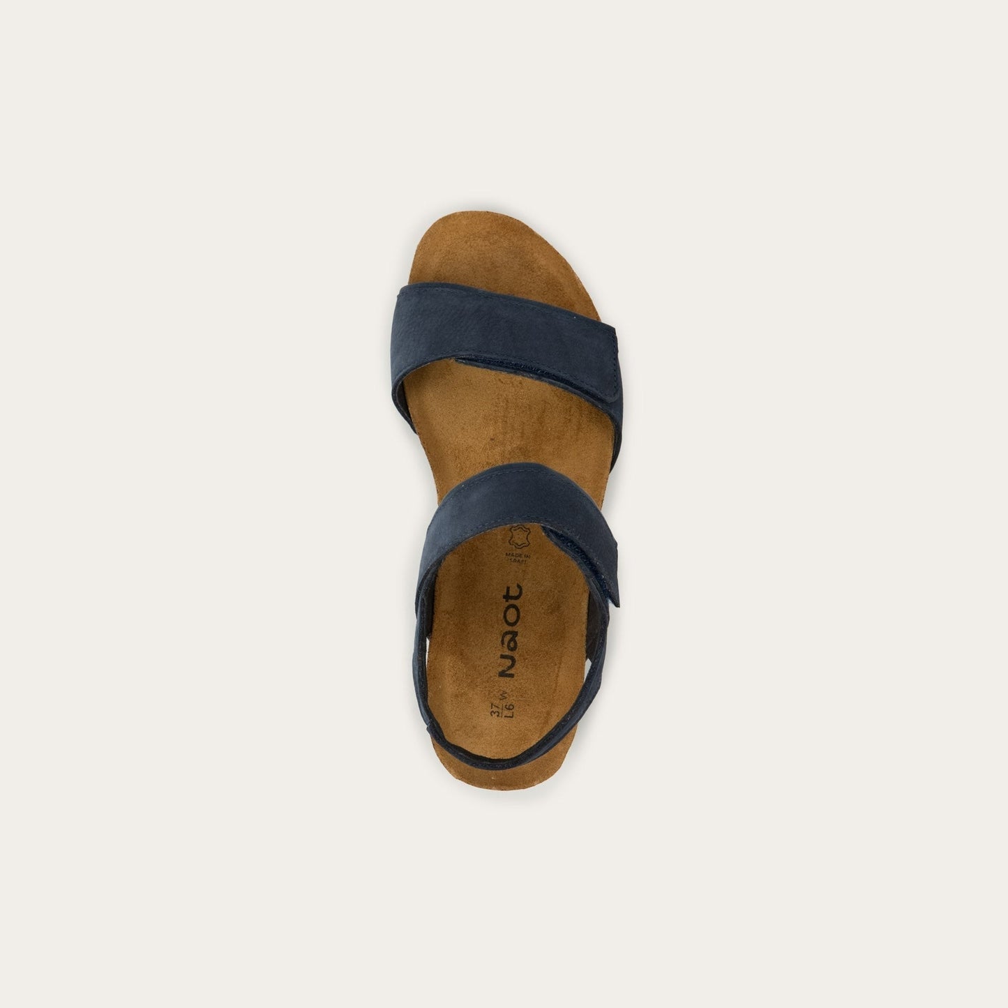 Aisha | Nubuck | Navy Velvet/Soft Ink - Sandals - Naot