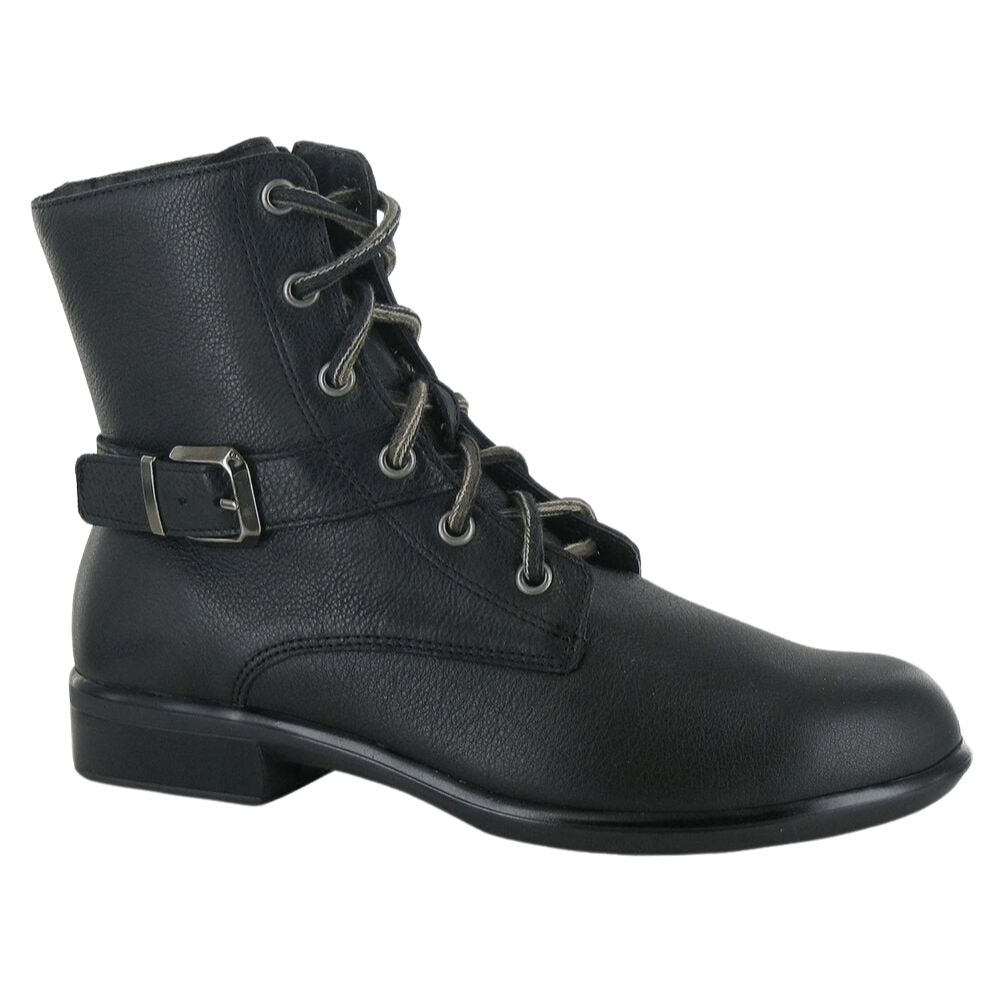 Alize | Leather | Soft Black - Boot - Naot