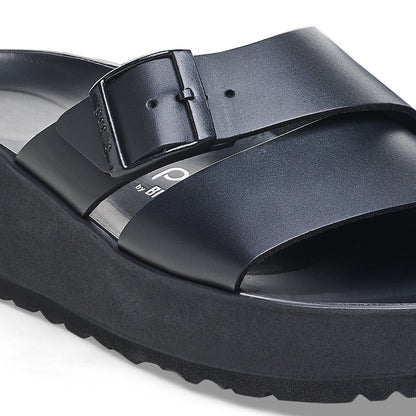 Almina | Leather | Black - Sandals - Birkenstock