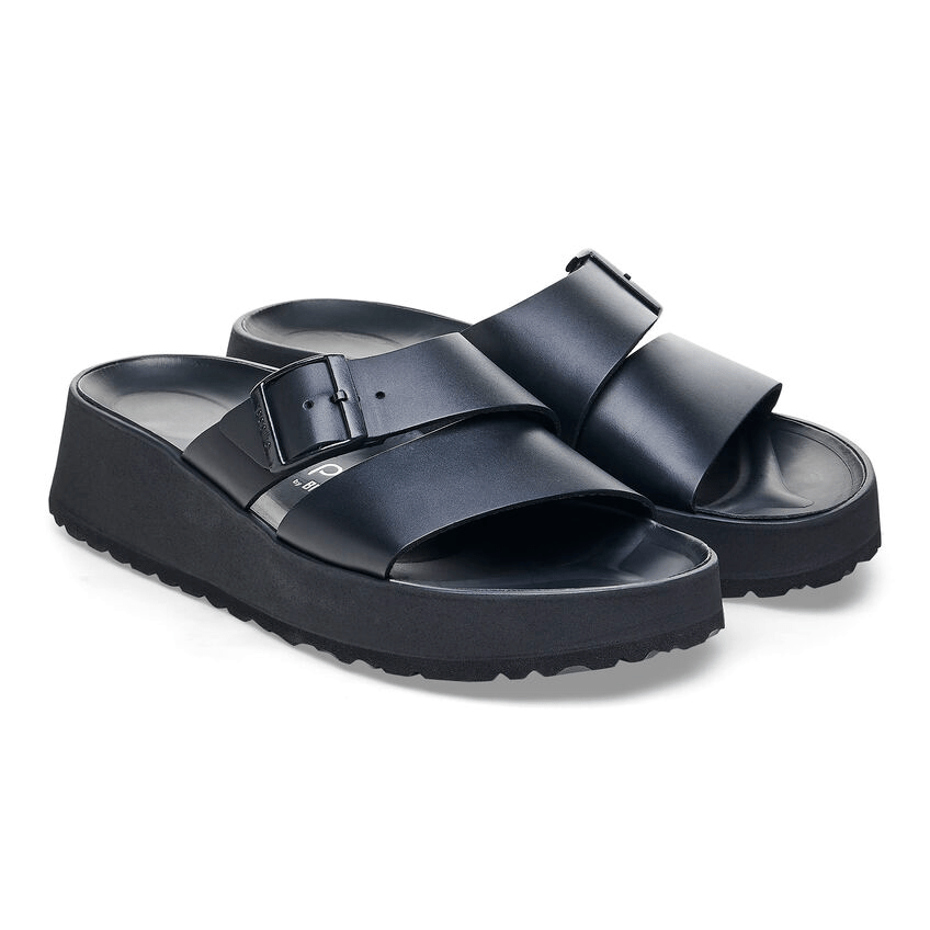 Almina | Leather | Black - Sandals - Birkenstock