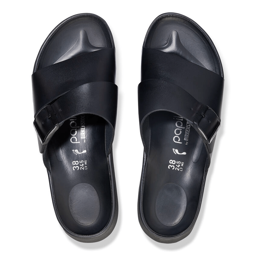 Almina | Leather | Black - Sandals - Birkenstock