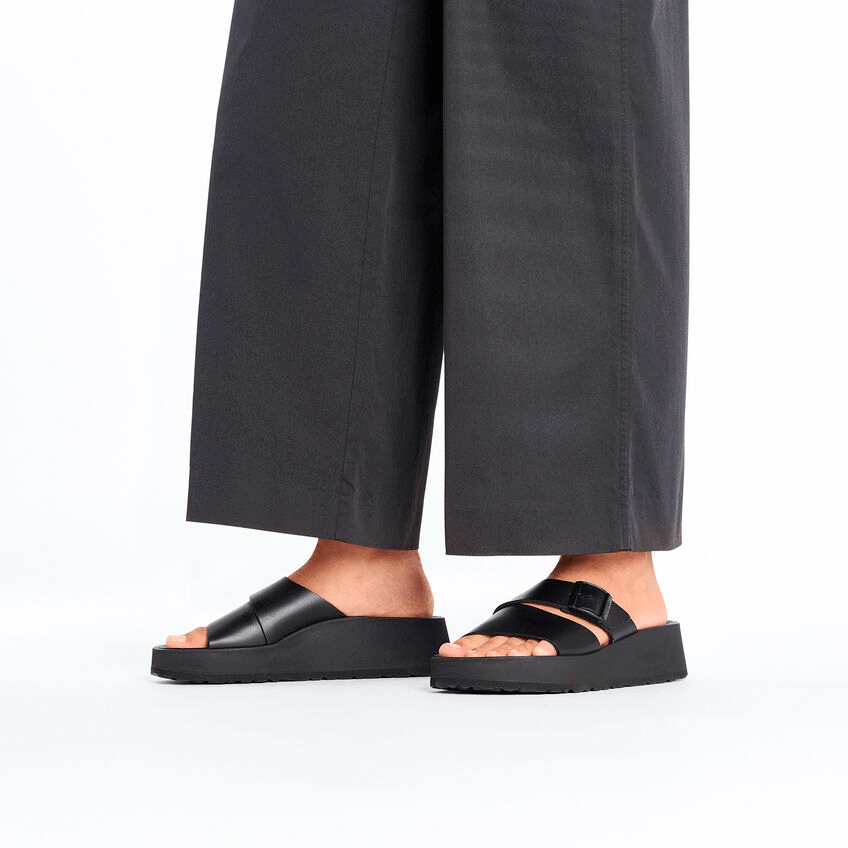 Almina | Leather | Black - Sandals - Birkenstock