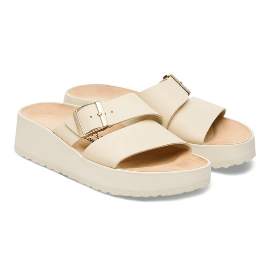 Almina | Leather | Ecru - Sandals - Birkenstock