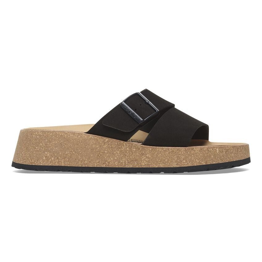 Almina | Nubuck | Black - Sandals - Birkenstock