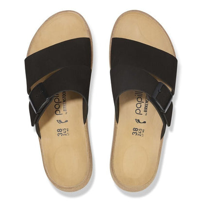 Almina | Nubuck | Black - Sandals - Birkenstock