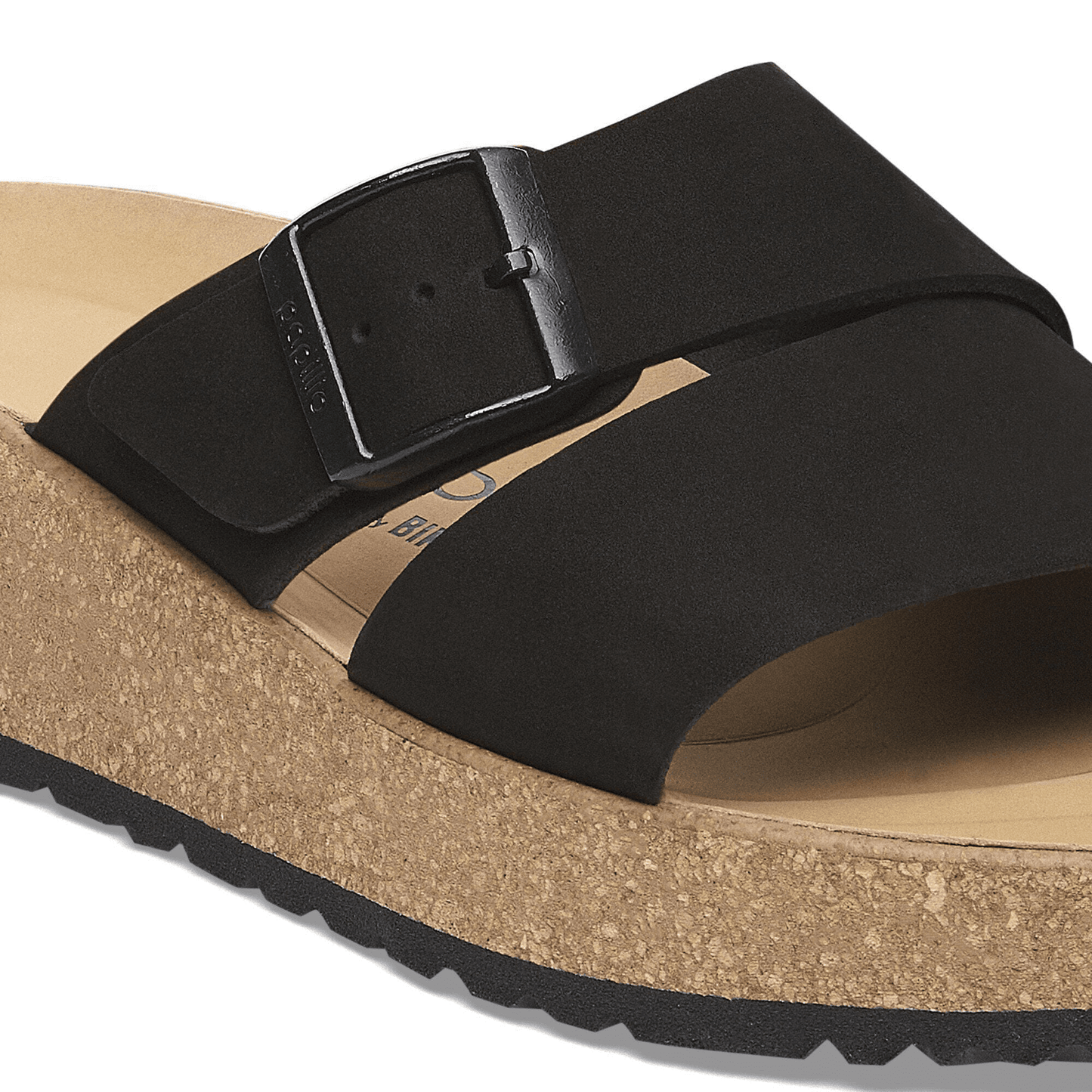 Almina | Nubuck | Black - sandals - Birkenstock