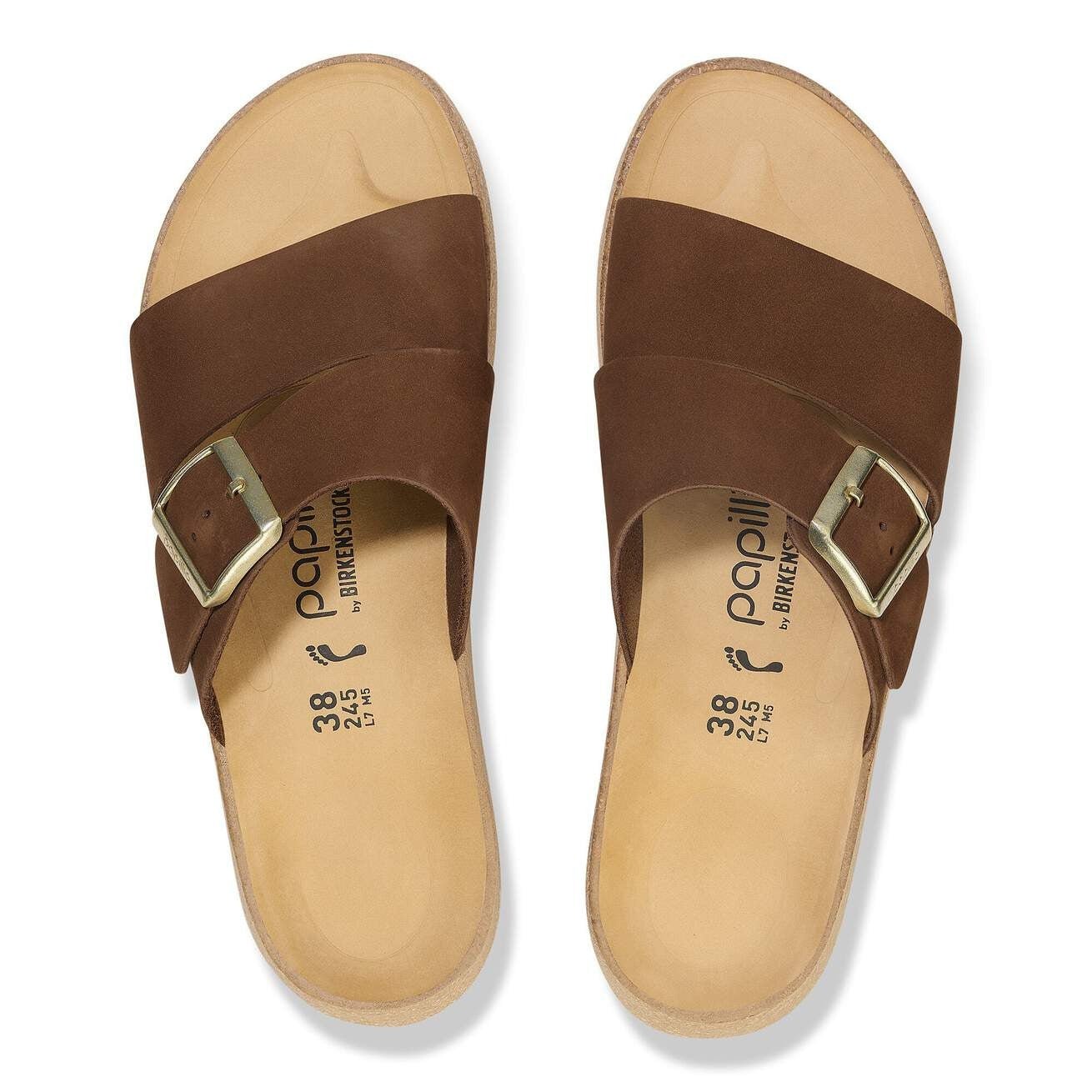 Almina | Nubuck | Dark Tea – Birkenstock Midtown