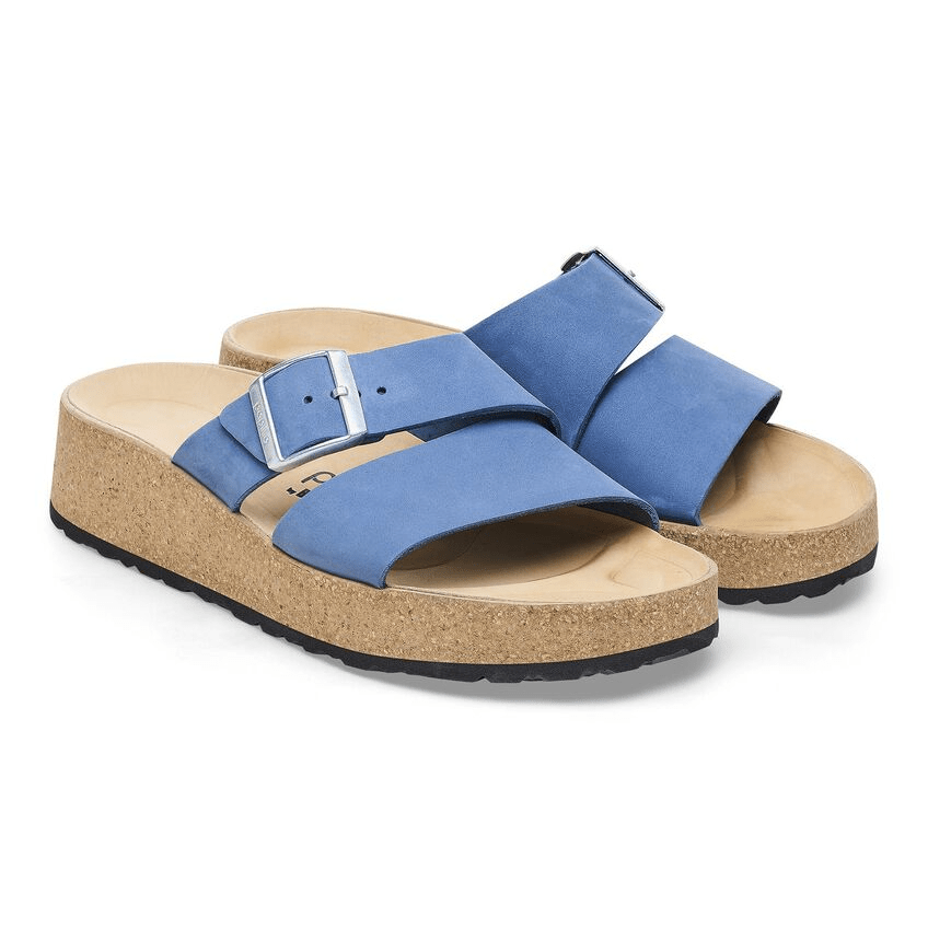 Almina | Nubuck | Elemental Blue - Sandals - Birkenstock