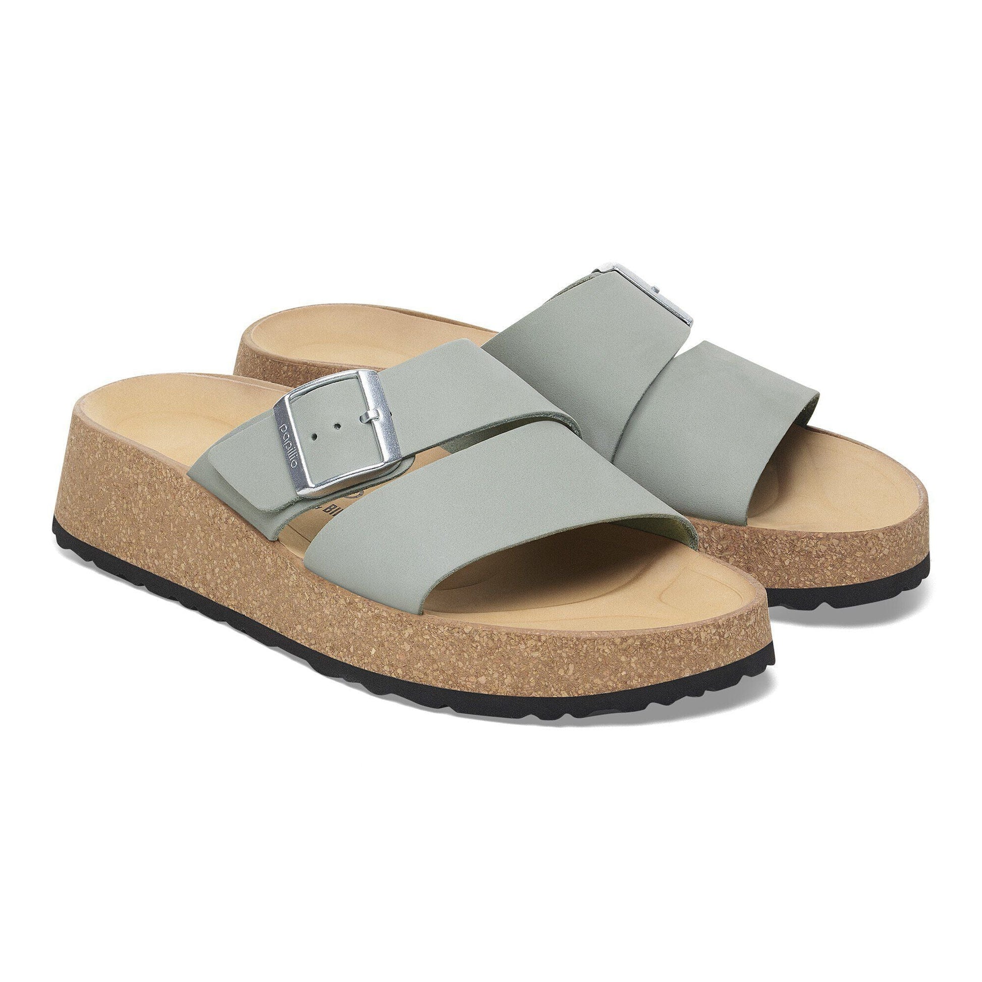 Almina | Nubuck | Pure Sage - sandals - Birkenstock