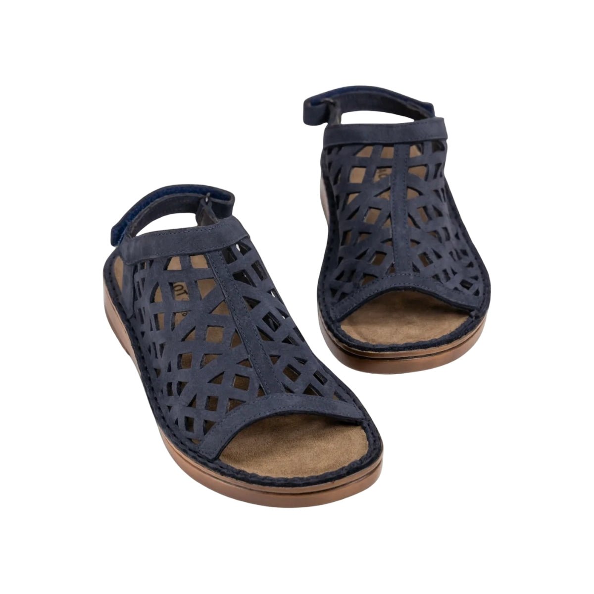 Amadora | Nubuck | Navy Velvet - sandals - Naot