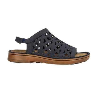 Amadora | Nubuck | Navy Velvet - sandals - Naot