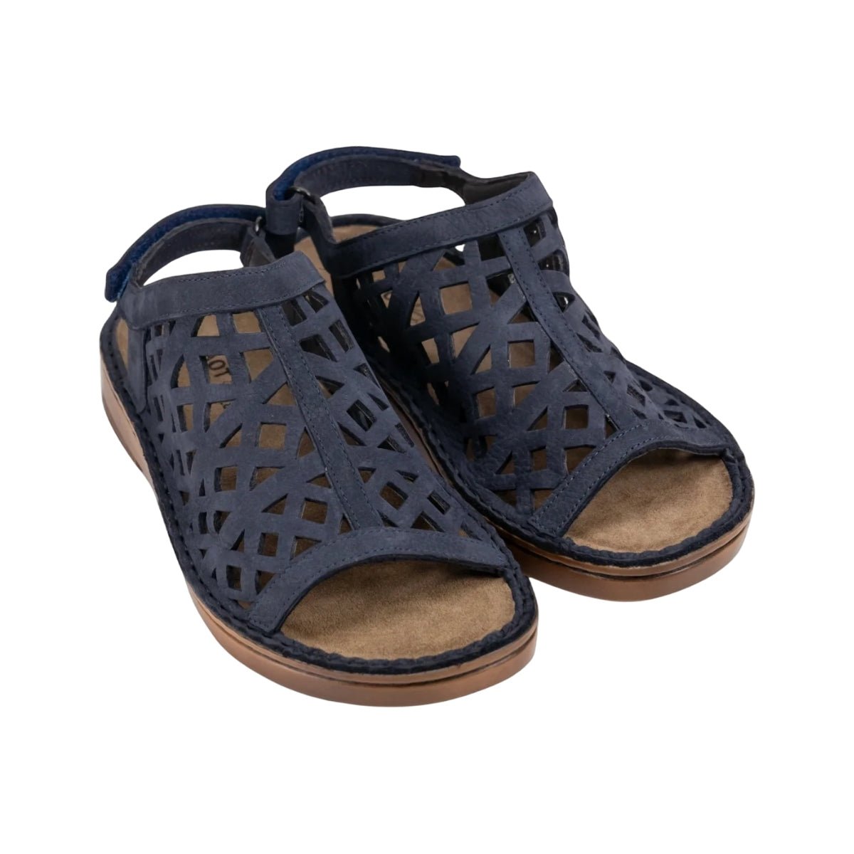 Amadora | Nubuck | Navy Velvet - sandals - Naot