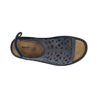 Amadora | Nubuck | Navy Velvet - sandals - Naot