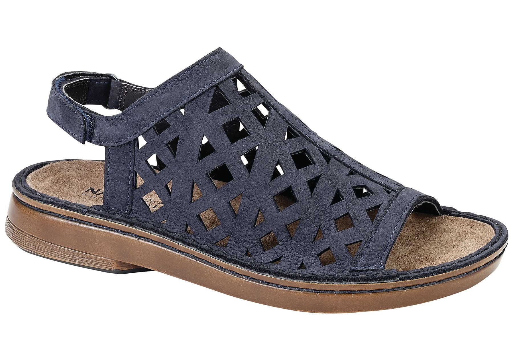 Amadora | Nubuck | Navy Velvet - sandals - Naot