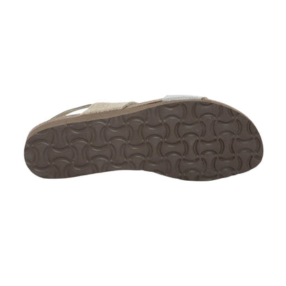 Amy | Leather/Elastic | Beige - Wedge - Naot
