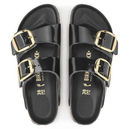 Arizona Big Buckle | High - Shine Patent Leather | Black - sandals - Birkenstock