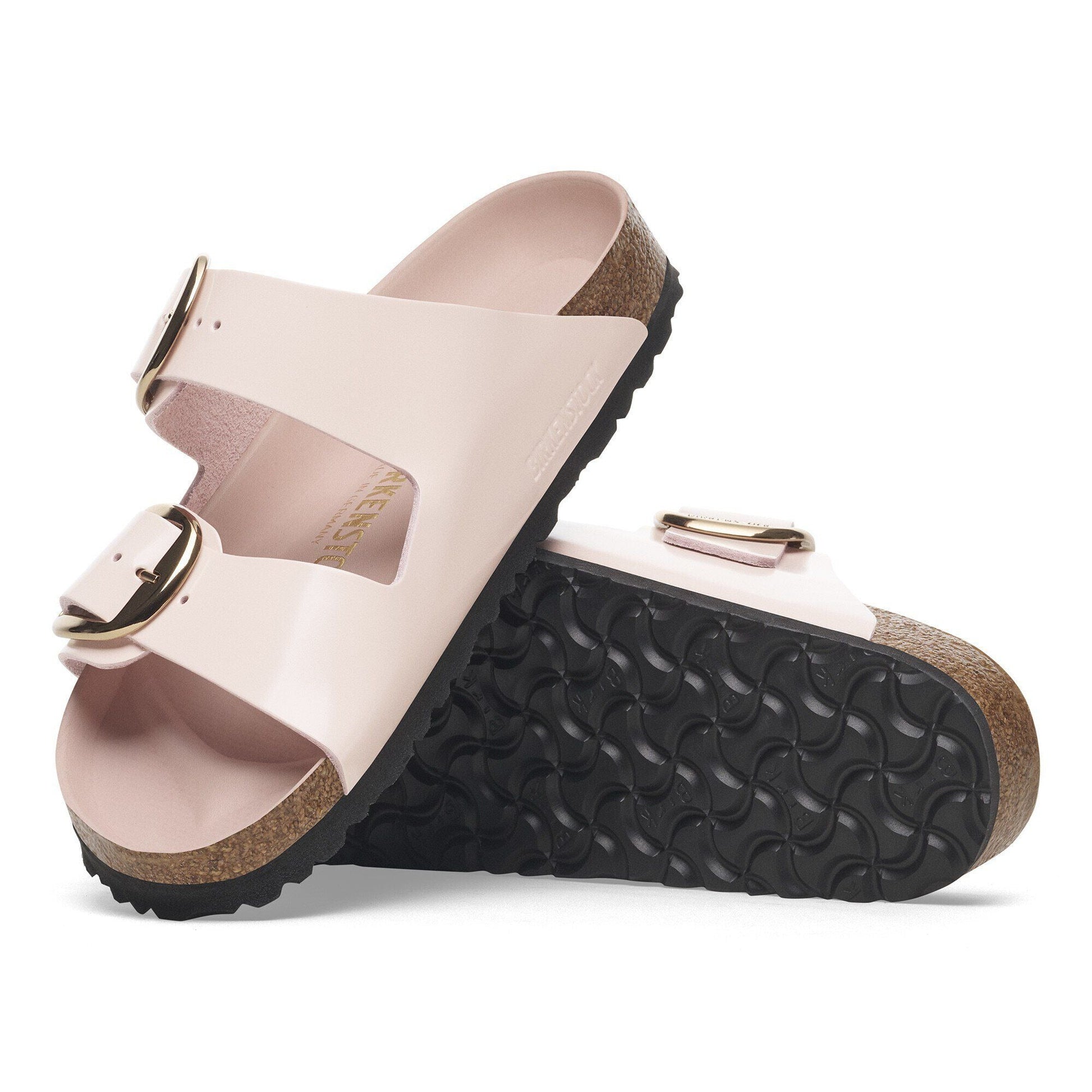Arizona Big Buckle | High - Shine Patent Leather | Light Rose - sandals - Birkenstock