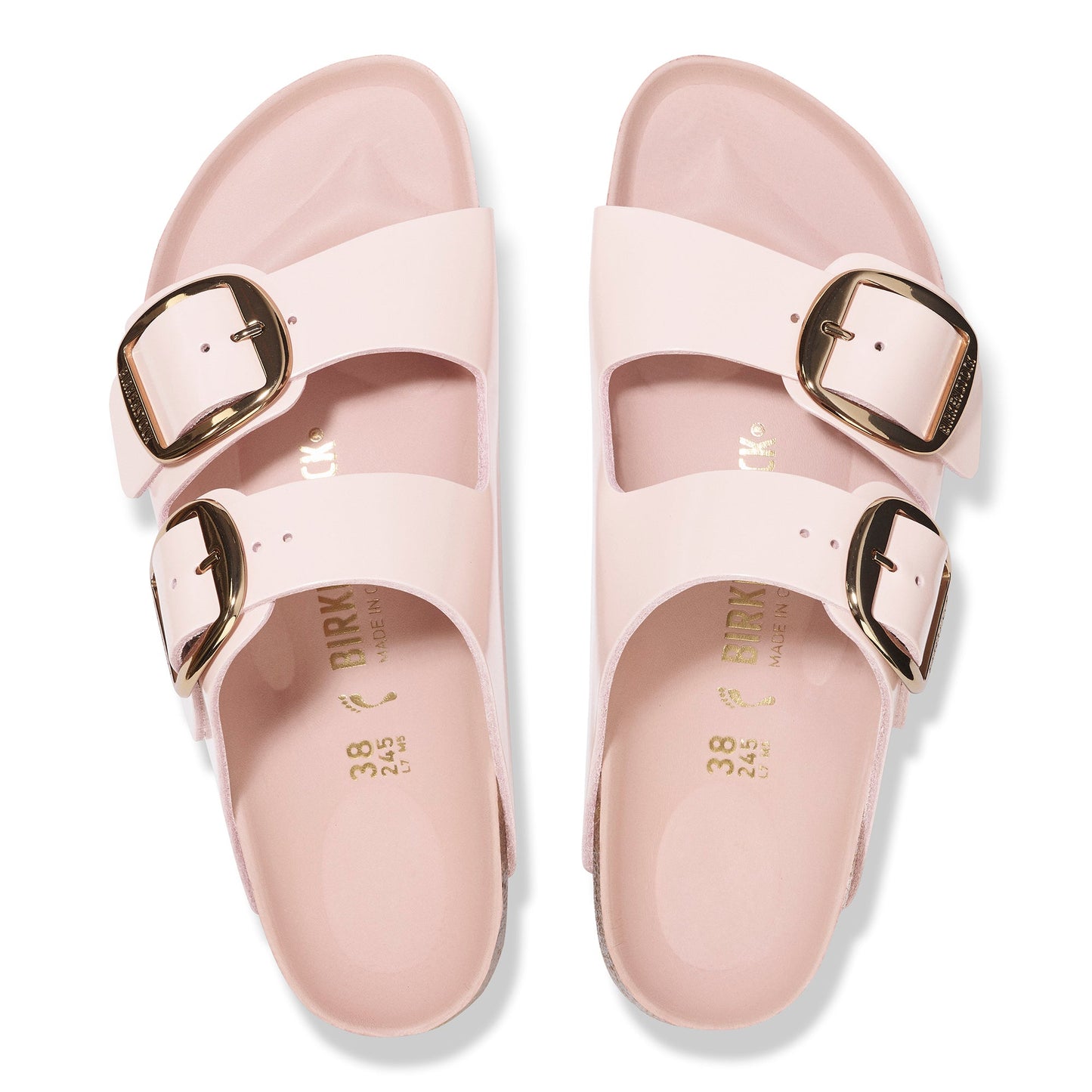 Arizona Big Buckle | Leather | Rose - Sandals - Birkenstock