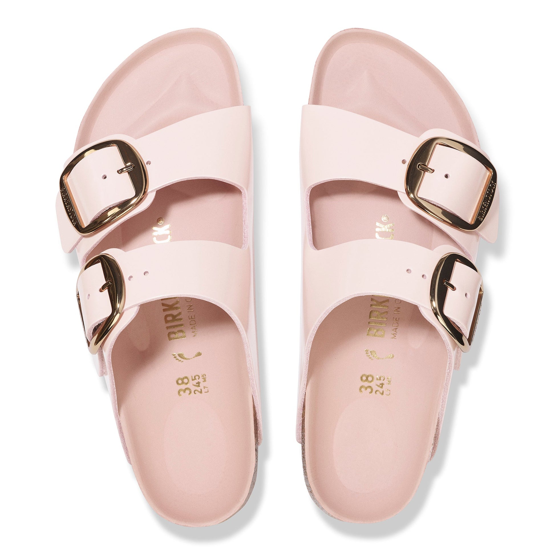 Arizona Big Buckle | Leather | Rose - Sandals - Birkenstock