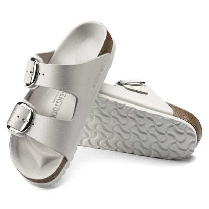 Arizona Big Buckle | Leather | White - sandals - Birkenstock