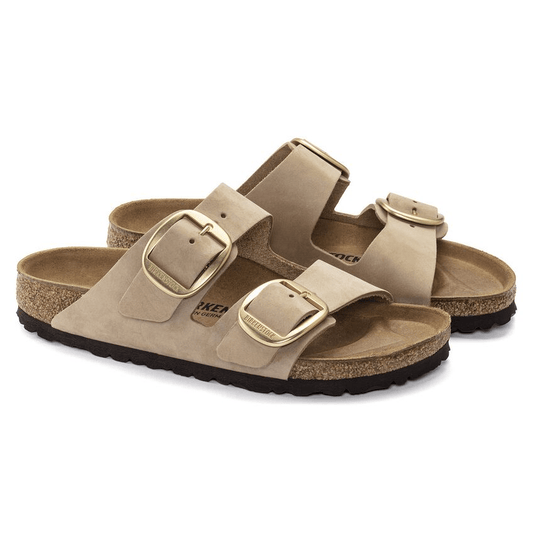 Arizona Big Buckle | Nubuck | Sandcastle - Sandals - Birkenstock