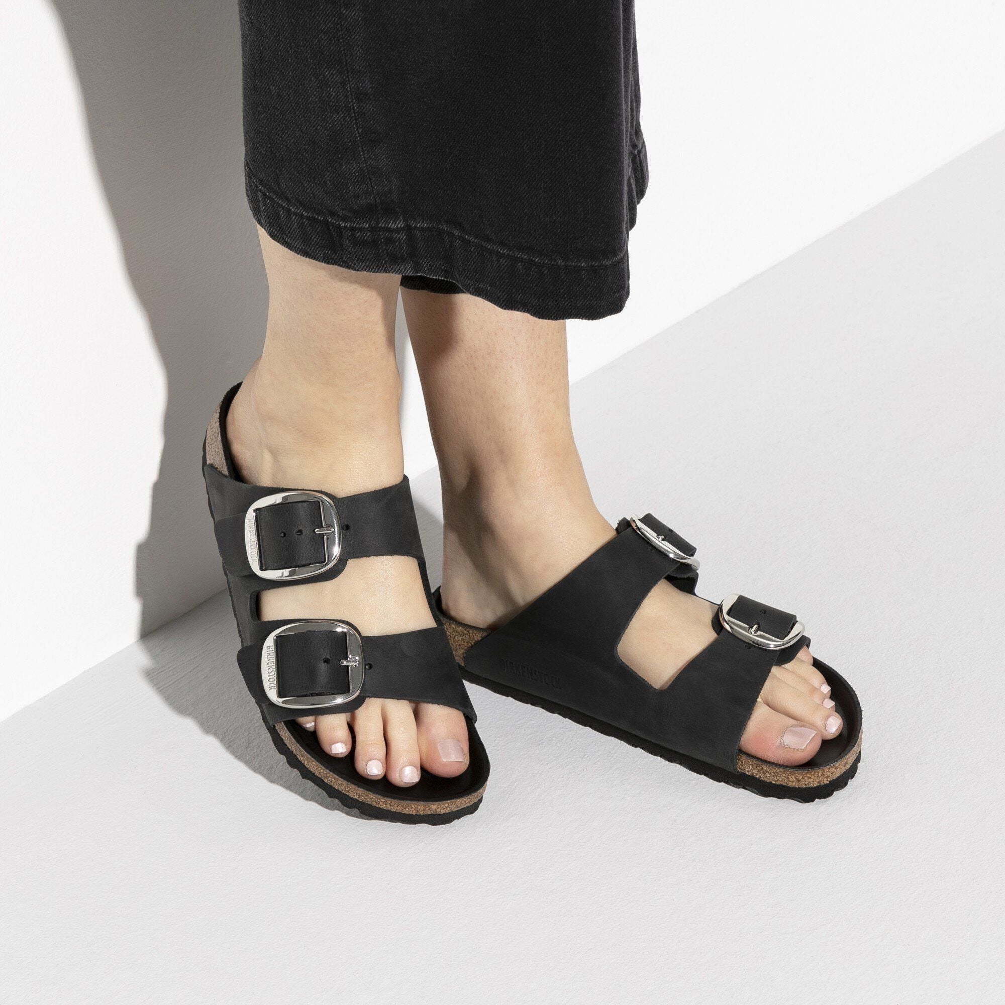 Arizona Big Buckle | Oiled Leather | Black – Birkenstock Midtown