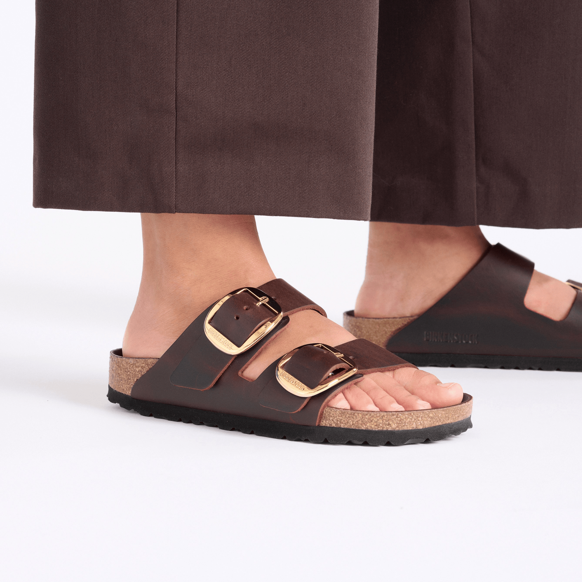 Arizona Big Buckle | Oiled Leather | Zinfandel - Sandals - Birkenstock