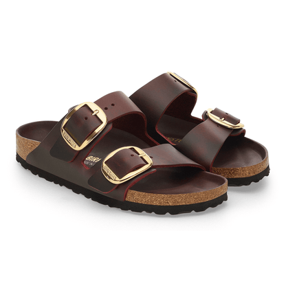 Arizona Big Buckle | Oiled Leather | Zinfandel - Sandals - Birkenstock