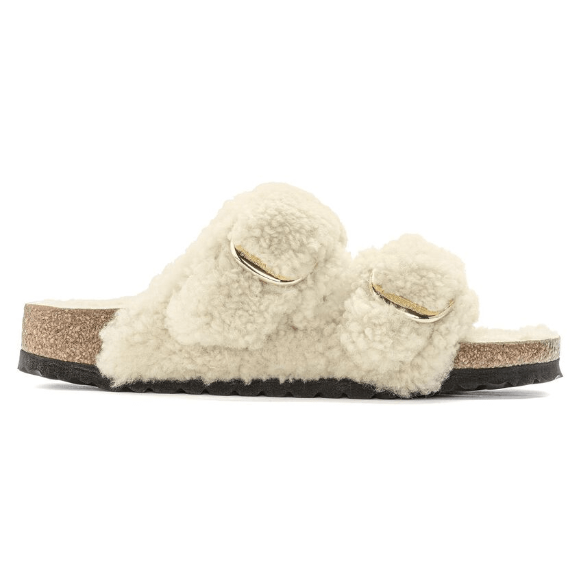 Arizona Big Buckle | Teddy (Wool) | Eggshell - Sandals - Birkenstock