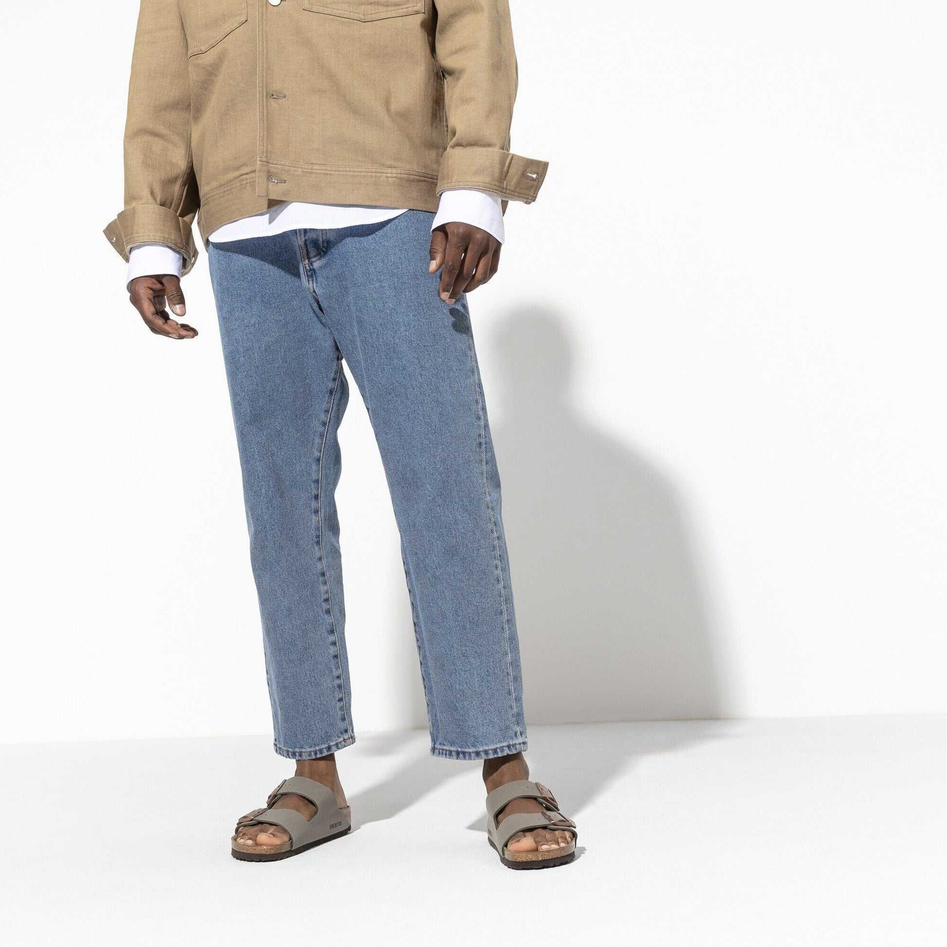 Arizona | Birkibuc | Stone - sandals - Birkenstock