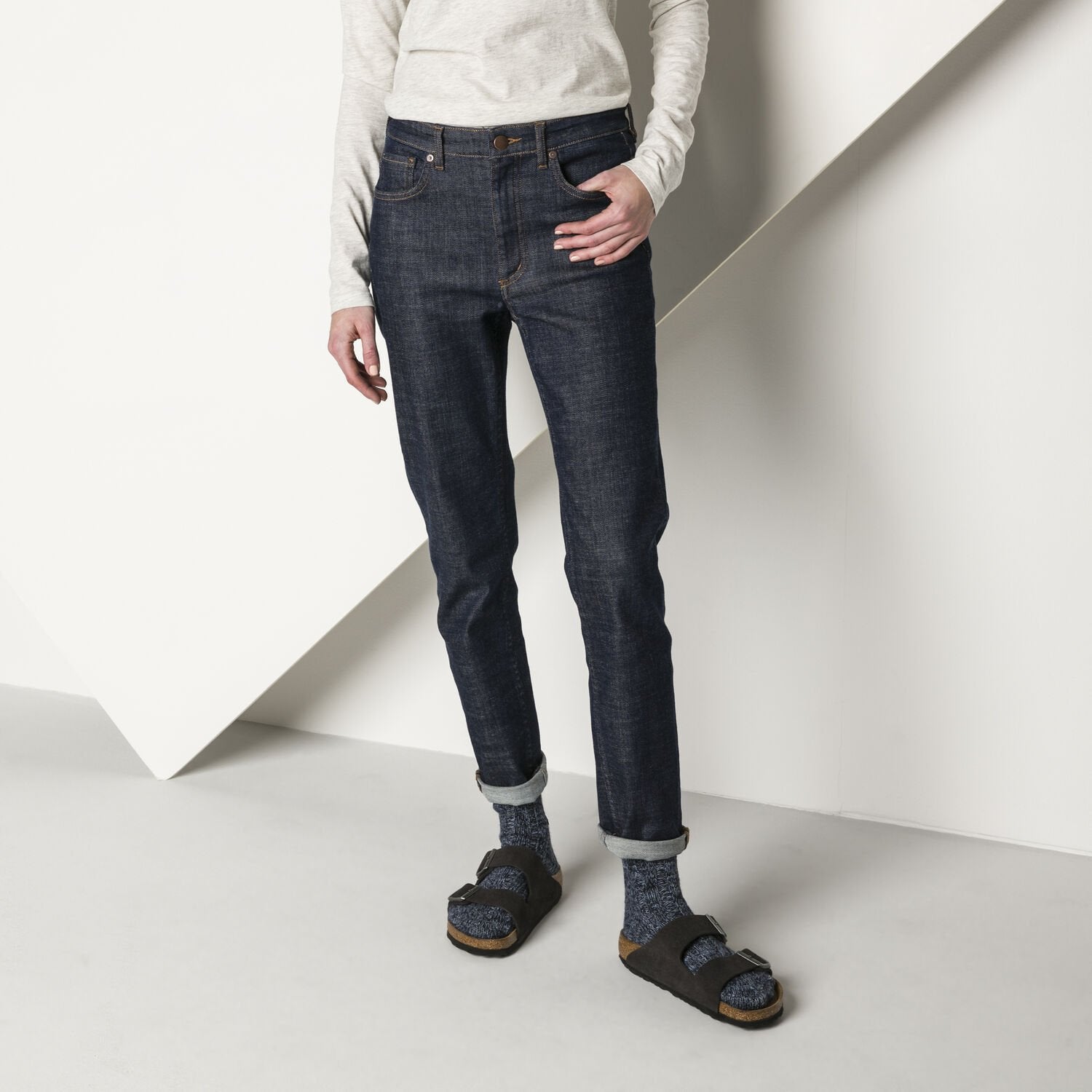 Arizona | Birkibuc | Stone - Sandals - Birkenstock