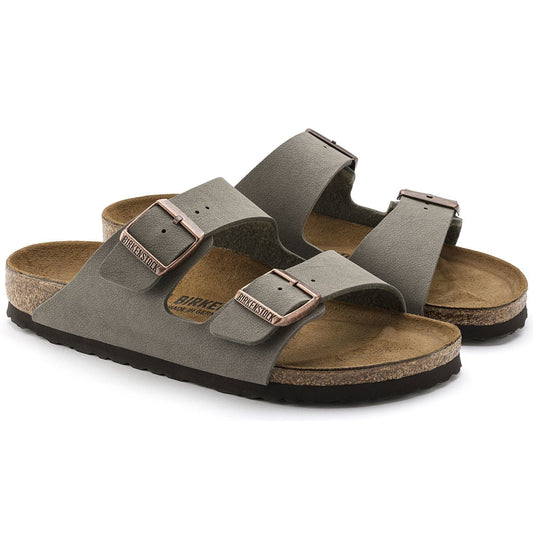 Arizona | Birkibuc | Stone - sandals - Birkenstock