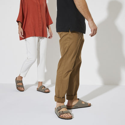 Arizona | Birkibuc | Stone - sandals - Birkenstock