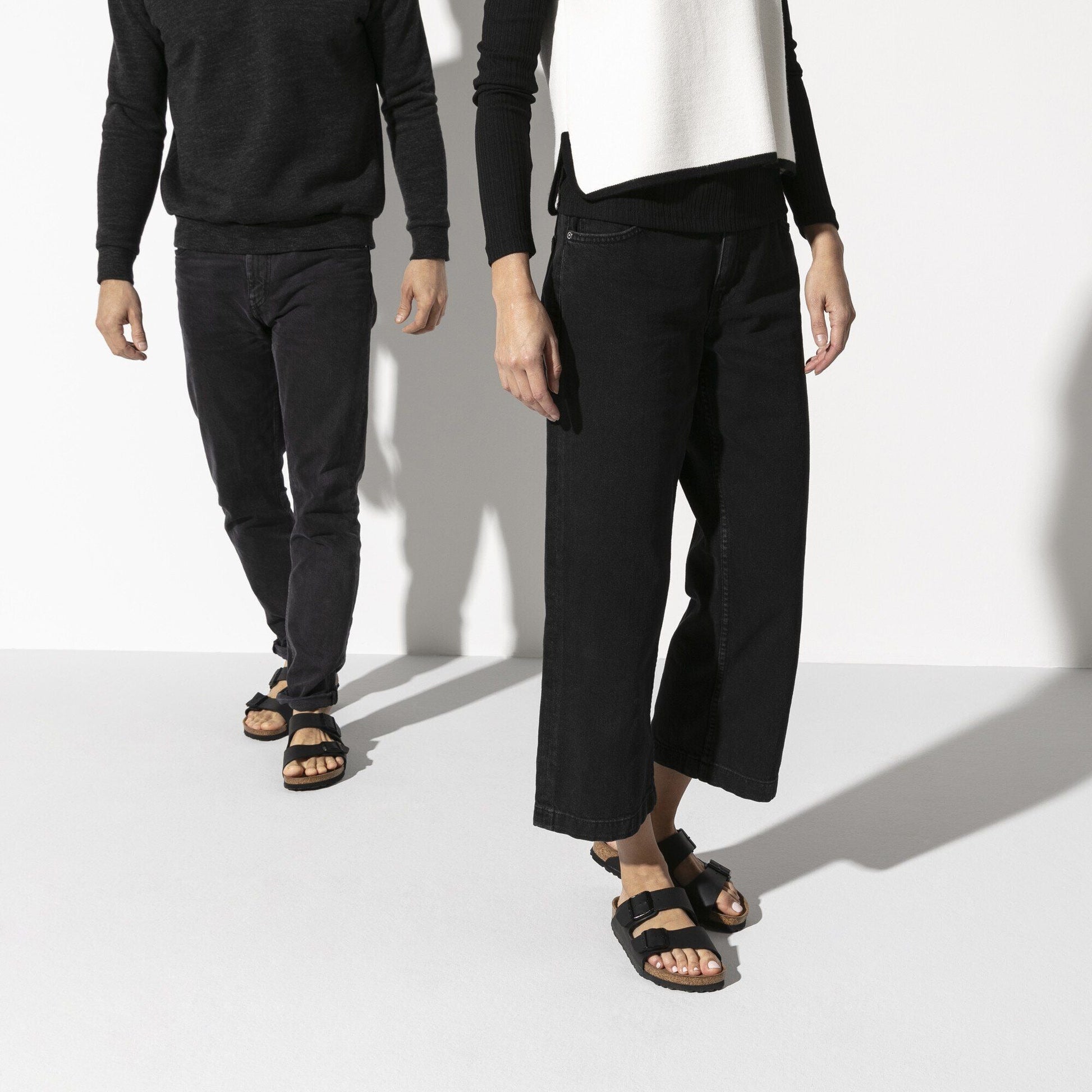 Arizona | Birko - Flor | Black - sandals - Birkenstock