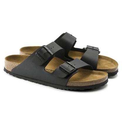 Arizona | Birko - Flor | Black - Sandals - Birkenstock