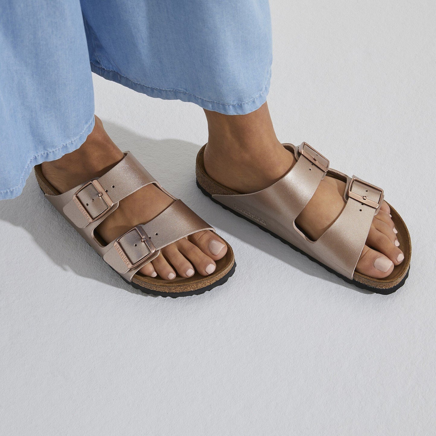 Arizona | Birko - Flor | Copper - sandals - Birkenstock