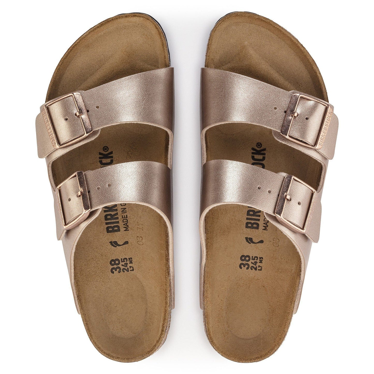 Arizona | Birko - Flor | Copper - sandals - Birkenstock